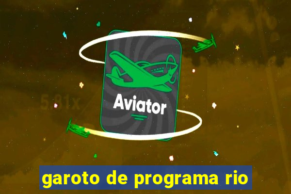 garoto de programa rio